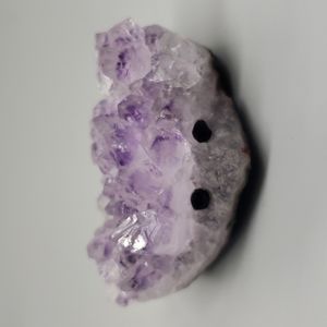 Adorable amethyst cluster hedgehog